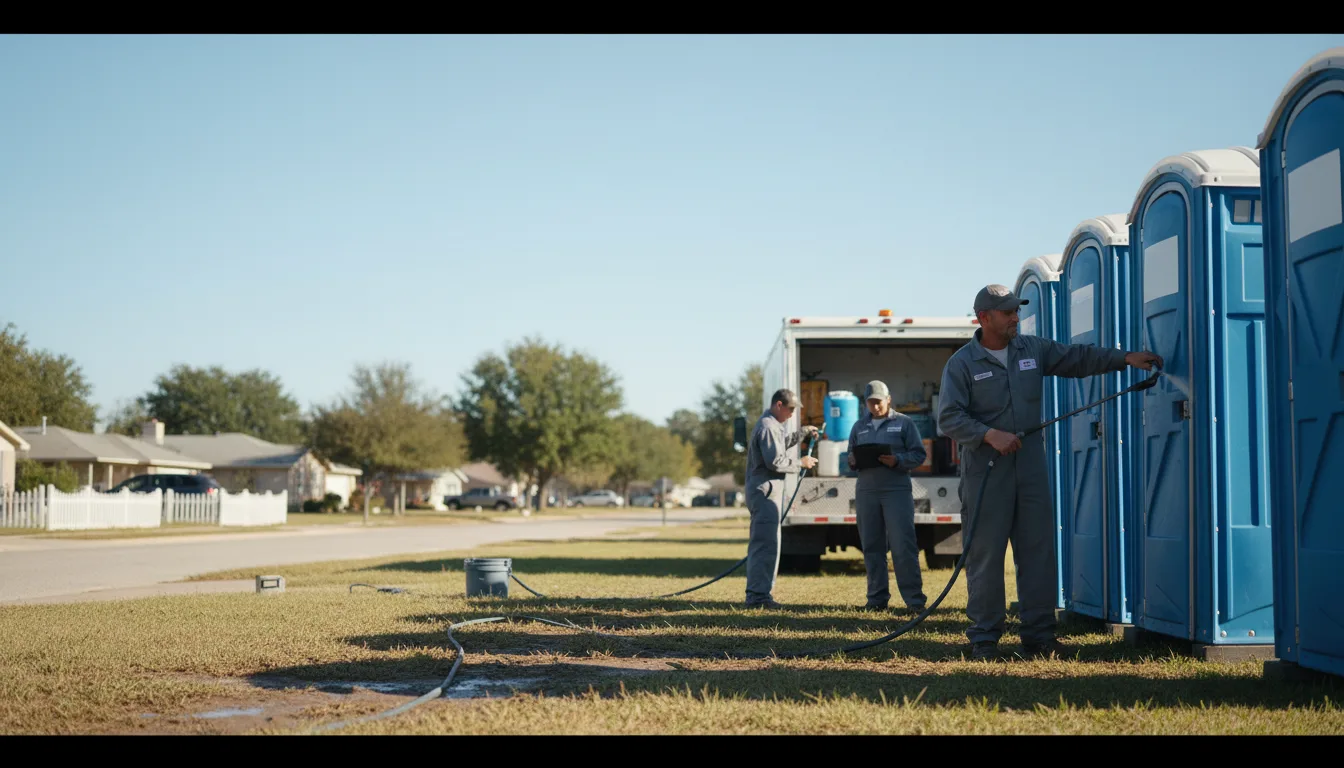 Long-Term Portable Toilet Rental in Beaumont, TX near me